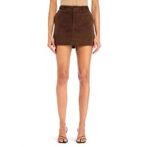 NEW SER.O.YA azalea mini skirt in slate brown